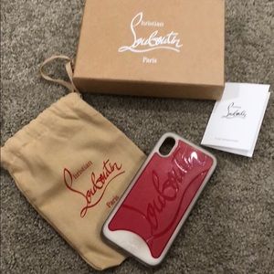 iPhone X Christian Louboutin phone case